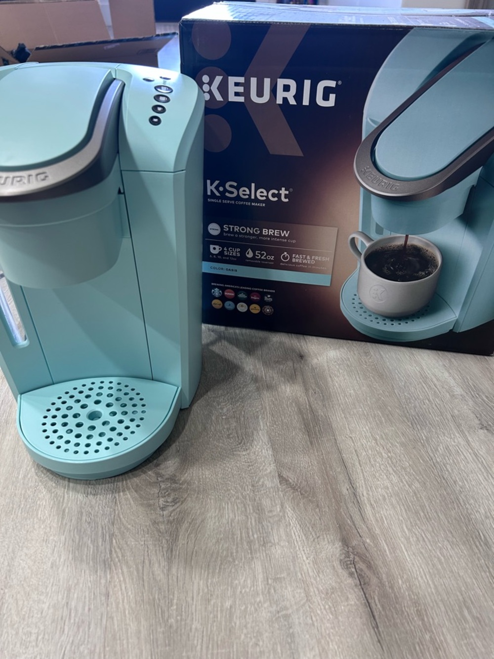 Keurig K-Select Single Serve Coffee Maker - Aqua/Turquoise